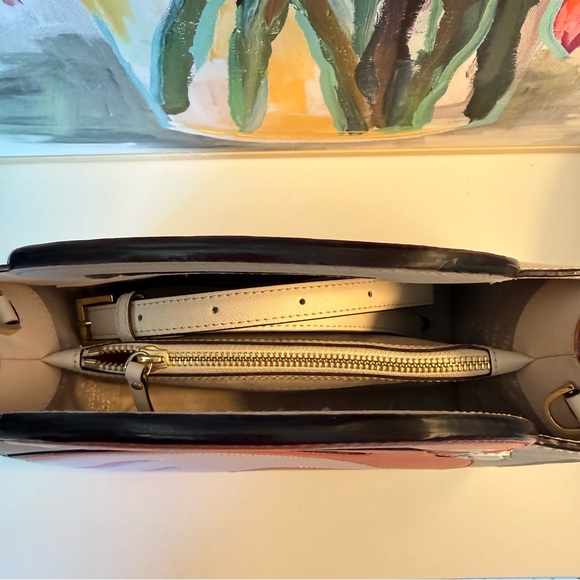 Preloved Kate Spade Novelty Tropical By The Pool Flamingo Sam Satchel Crossbody - Picture 14 of 15